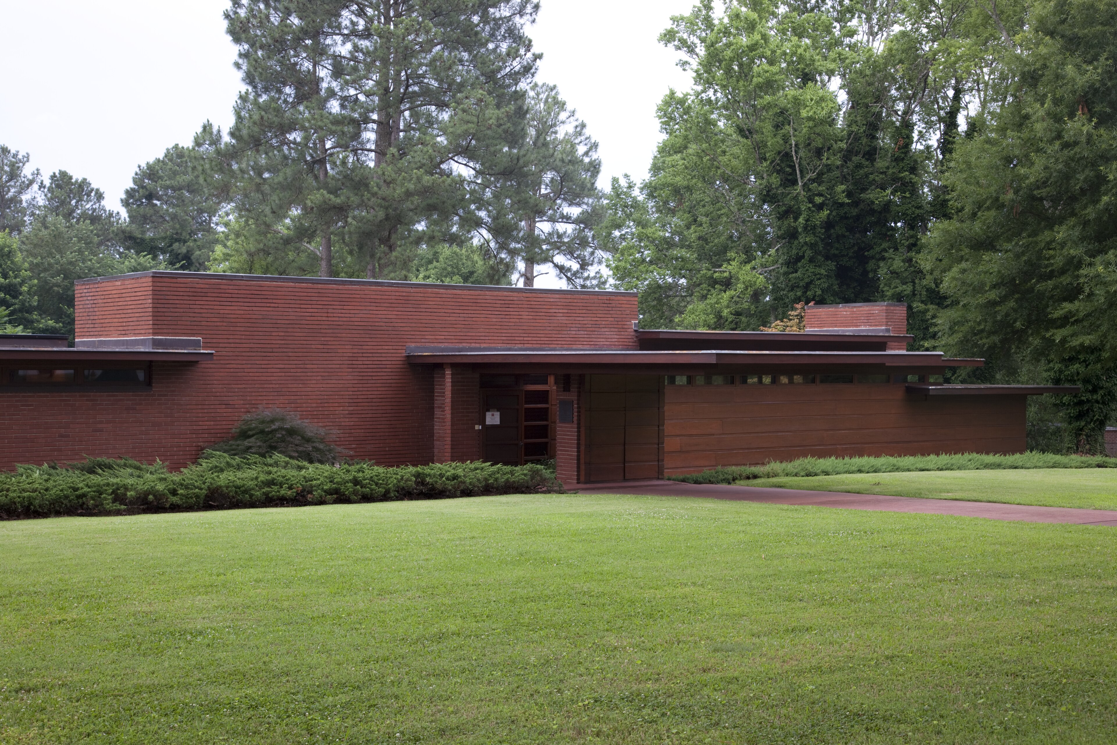 The Rosenbaum House in Florence, Alabama, designed by Frank Lloyd Wright